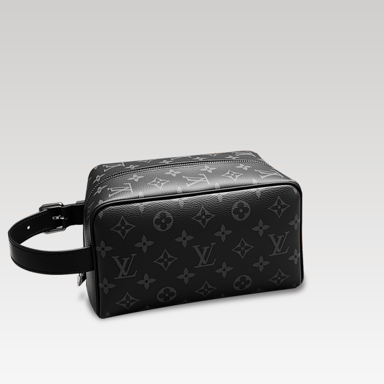 lv Dopp Kit toiletry Bag Black Edition